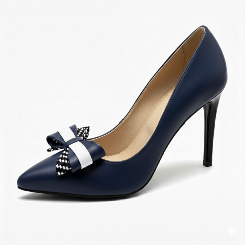 Pantofi DEVI albastru inchis