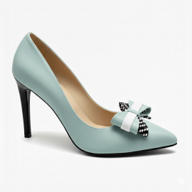 Pantofi DEVI verde de apa