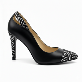 Pantofi FRESIA negru print