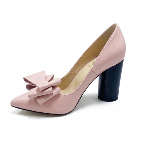 Pantofi SINA roz pudra