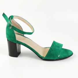 Sandale cu toc MIA verde