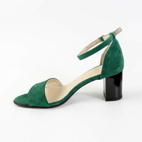 Sandale cu toc MIA verde