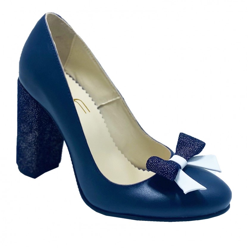 Pantofi FIGA albastru inchis -