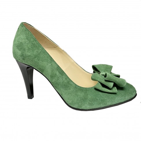 Pantofi VALY verde iarba