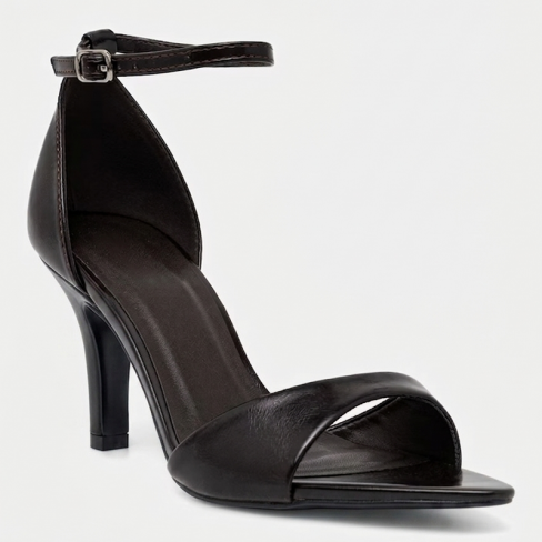Sandale cu toc VESPER negru