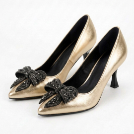 Pantofi EVELINA auriu