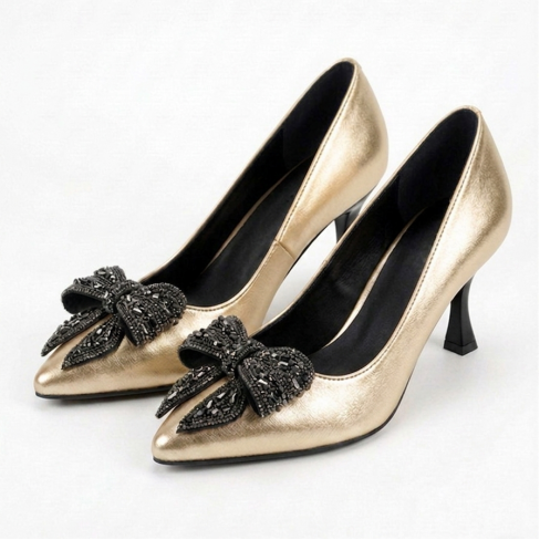 Pantofi EVELINA auriu