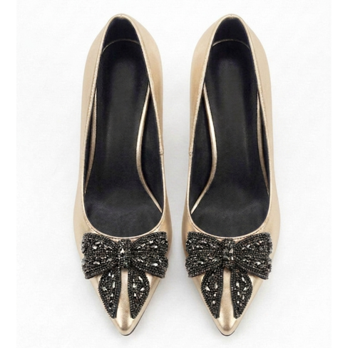 Pantofi EVELINA auriu
