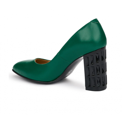 Pantofi IONELA verde inchis