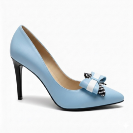 Pantofi DEVI albastru deschis