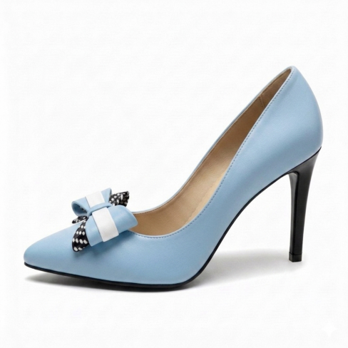 Pantofi DEVI albastru deschis