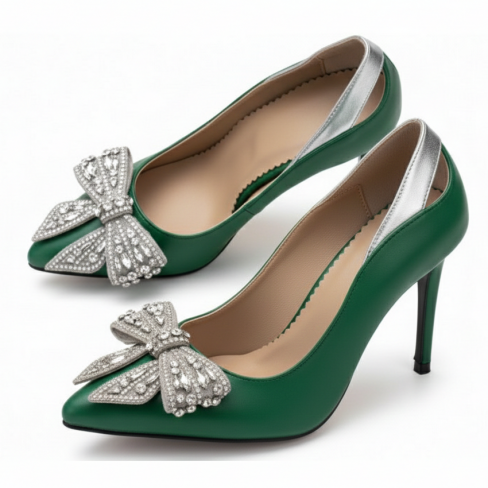 Pantofi DONY verde