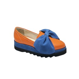 Pantofi EMILIA portocaliu albastru