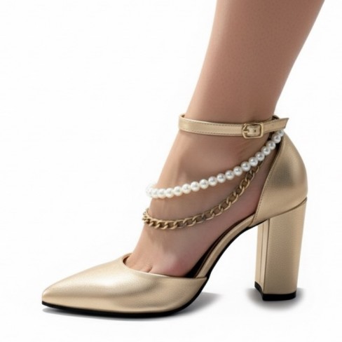 Pantofi FELICIA auriu