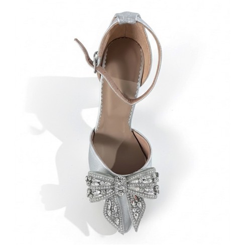 Pantofi TIMEA argintiu
