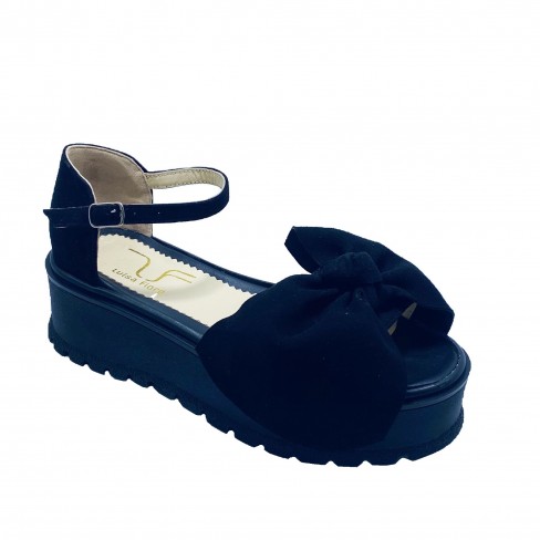 Sandale cu talpa joasa MAYA negru