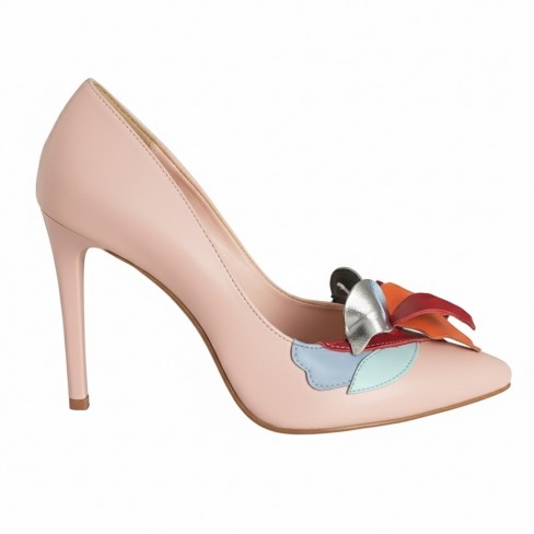 Pantofi MELODIA roz pudra