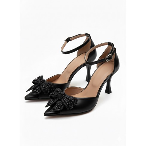 Sandale cu toc GLAMIA negru