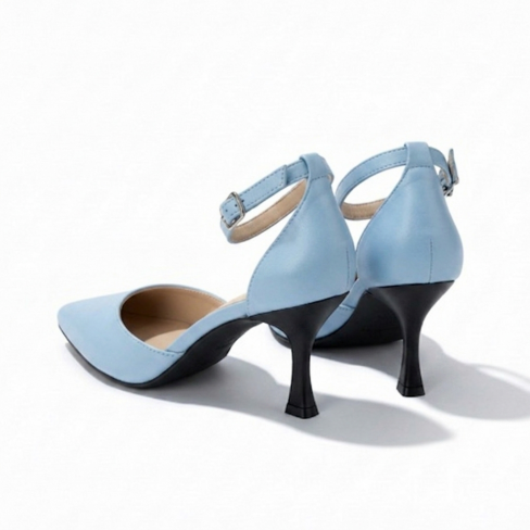 Pantofi LOVE albastru deschis